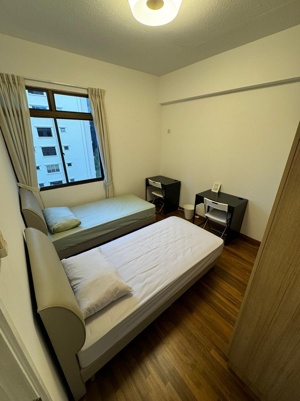 Comfortable student bedroom at Emerge Homestay
